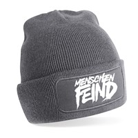 Zeige Details für MENSCHENFEIND - BEANIE (grau) Bild von MENSCHENFEIND - BEANIE (grau)