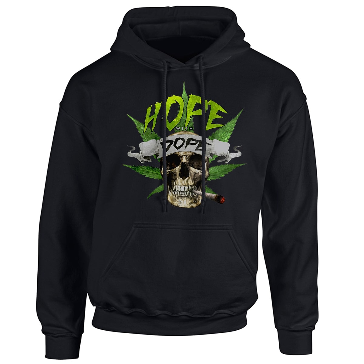 Bild von 'HOPE WITH DOPE' - HOODY [schwarz]