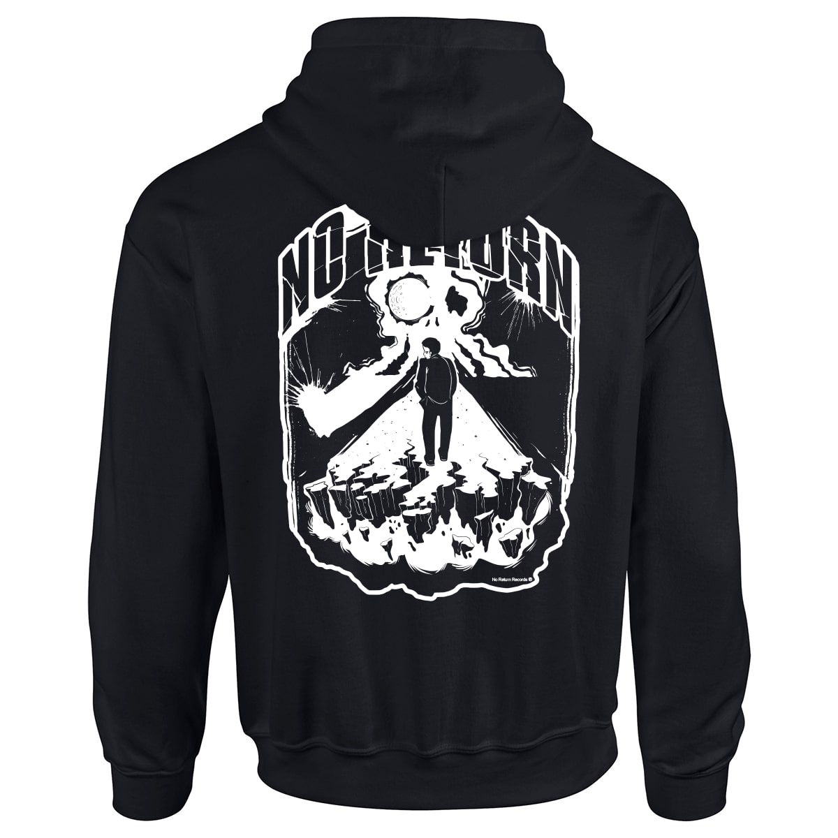 Bild von ABGRUND - HOODY mit Rückendruck (schwarz)